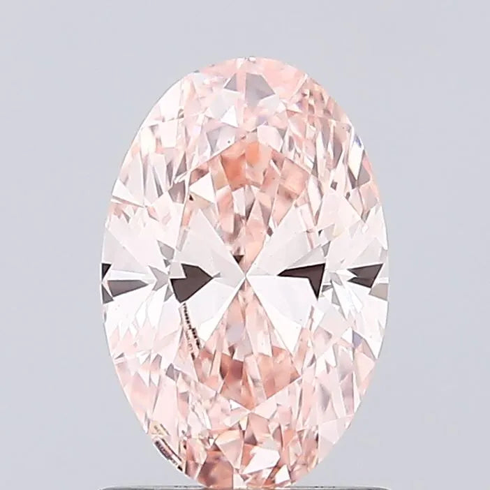 1.01ct Oval Lab Grown Diamond (Colour Fancy Intense Pink, Clarity VS1, IGI Certified)