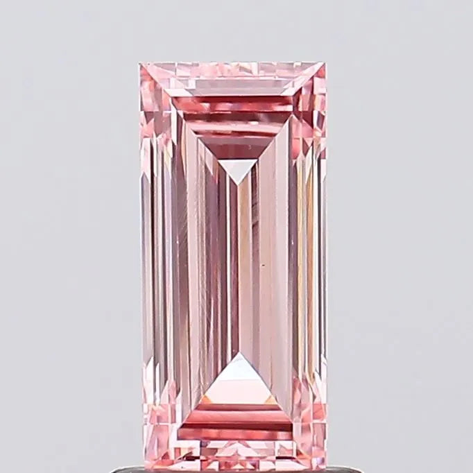 1.05ct Baguette Lab Grown Diamond (Colour Fancy Intense Pink, Clarity VS1, IGI Certified)