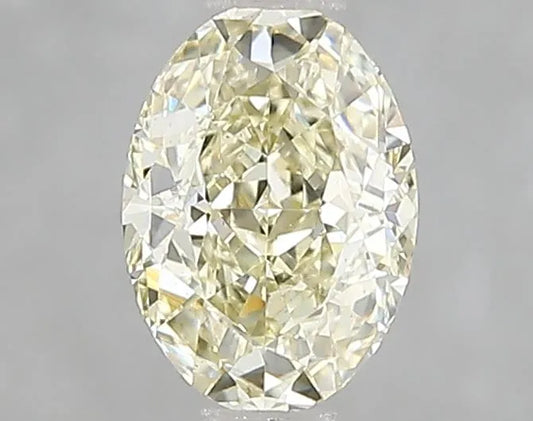 1.01ct Oval Lab Grown Diamond (Colour Fancy Yellow, Clarity VS2, IGI Certified)