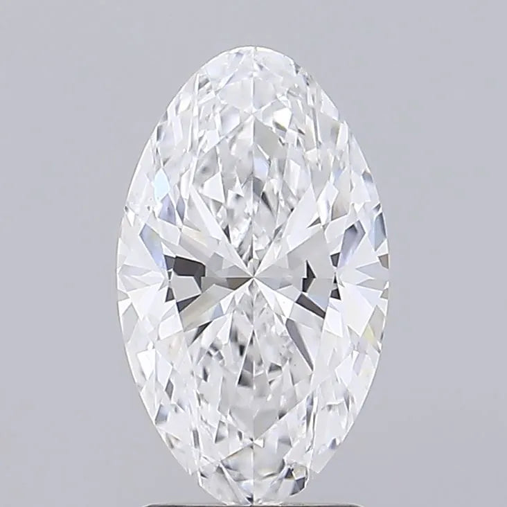 2.01ct Oval Lab Grown Diamond (Colour D, Clarity VVS2, IGI Certified)