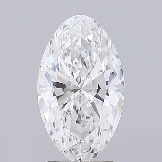 2.01ct Oval Lab Grown Diamond (Colour D, Clarity VVS2, IGI Certified)