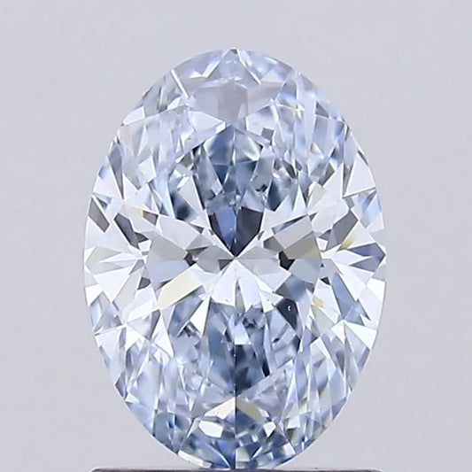 1.00ct Oval Lab Grown Diamond (Colour Fancy Intense Blue, Clarity VS1, IGI Certified)
