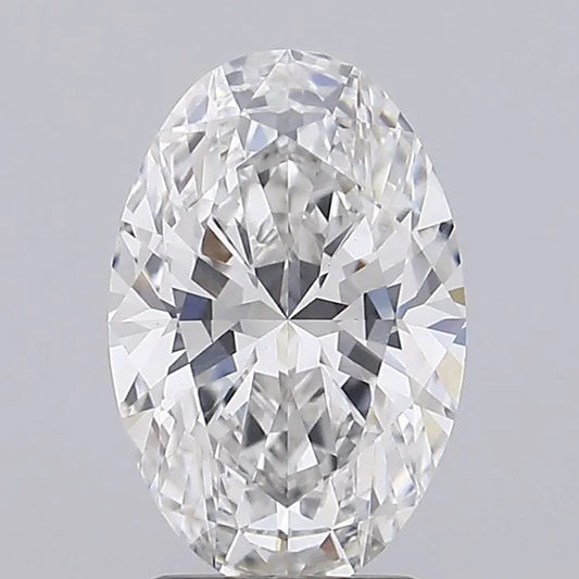 Diamant ovale de 2,58 ct (couleur F, pureté VS1, certifié IGI)