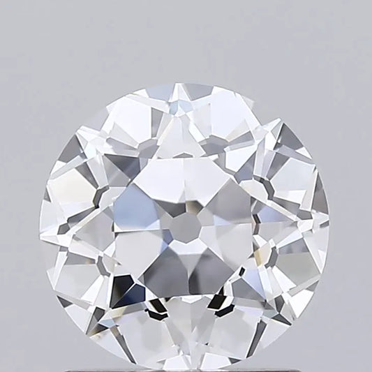 1,26 ct, im Labor gezüchteter Diamant im europäischen Schliff (Farbe D, Reinheit VVS1, GIA-zertifiziert)