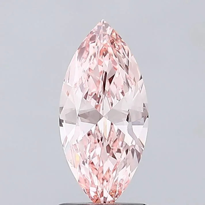 1.50ct Marquise Lab Grown Diamond (Colour Fancy Intense Pink, Clarity VS2, IGI Certified)
