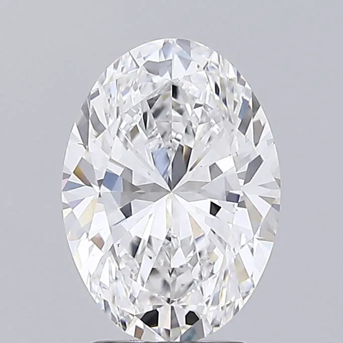 3.02ct Oval Lab Grown Diamond (Colour D, Clarity VS1, IGI Certified)