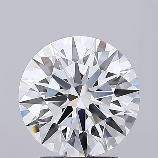 2.56ct Round Lab Grown Diamond (Colour D, Clarity IF, Cut ID, IGI Certified)