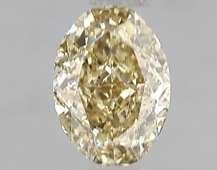 1.00ct Oval Lab Grown Diamond (Colour Fancy Gray Yellow, Clarity VS2, IGI Certified)