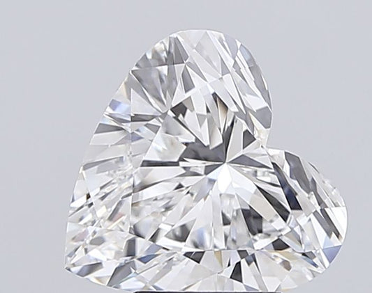 Lab-Grown Heart Diamond - 4.04 Carats, E Color, VVS2 Clarity - Certified by IGI - Report Number: LG697506724
