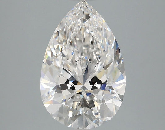 Lab-Grown Pear Diamond - 2.96 Carats, E Color, VS2 Clarity - Certified by IGI - Report Number: LG660470266
