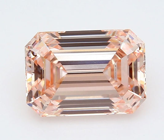 Lab-Grown Emerald Diamond - 4.5 Carats, Fancy Intense Pink Color, VS1 Clarity - Certified by IGI - Report Number: LG687560586