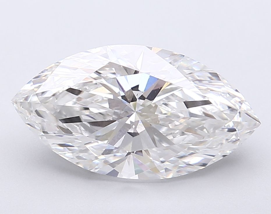 Lab-Grown Marquise Diamond - 3.51 Carats, E Color, VS1 Clarity - Certified by IGI - Report Number: LG713512594