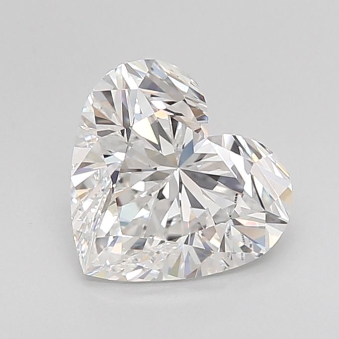 Lab-Grown Heart Diamond - 2.03 Carats, E Color, VVS2 Clarity - Certified by IGI - Report Number: LG654484029