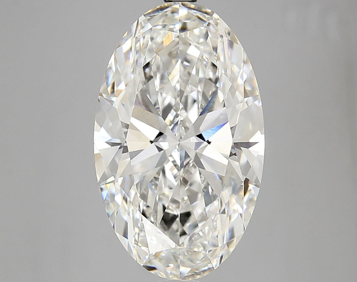 Lab-Grown Oval Diamond - 6.36 Carats, F Color, VVS2 Clarity - Certified by IGI - Report Number: LG713598874