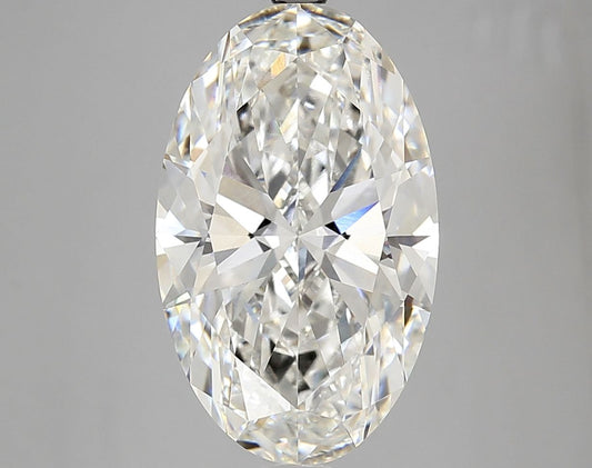 Lab-Grown Oval Diamond - 6.36 Carats, F Color, VVS2 Clarity - Certified by IGI - Report Number: LG713598874