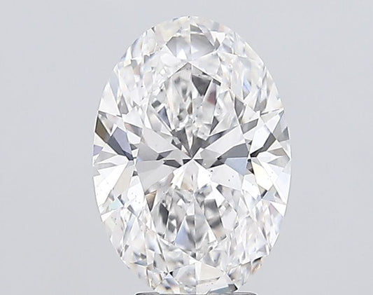 Lab-Grown Oval Diamond - 5.09 Carats, E Color, VS2 Clarity - Certified by IGI - Report Number: LG683583624