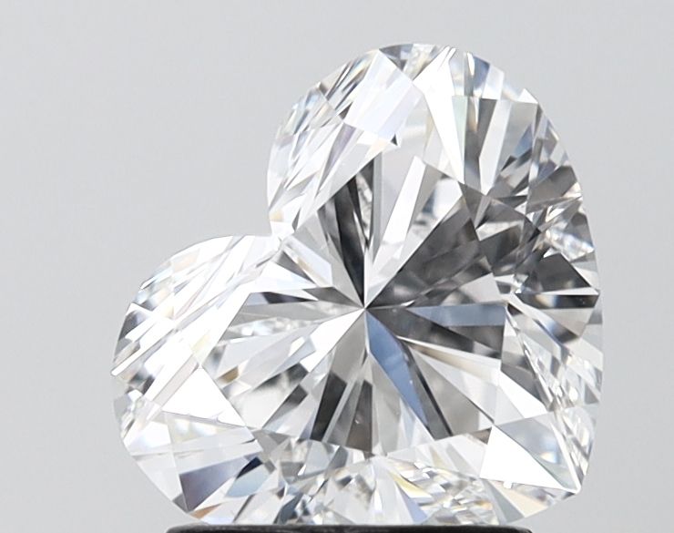 Lab-Grown Heart Diamond - 1.99 Carats, E Color, VS1 Clarity - Certified by IGI - Report Number: LG689529019