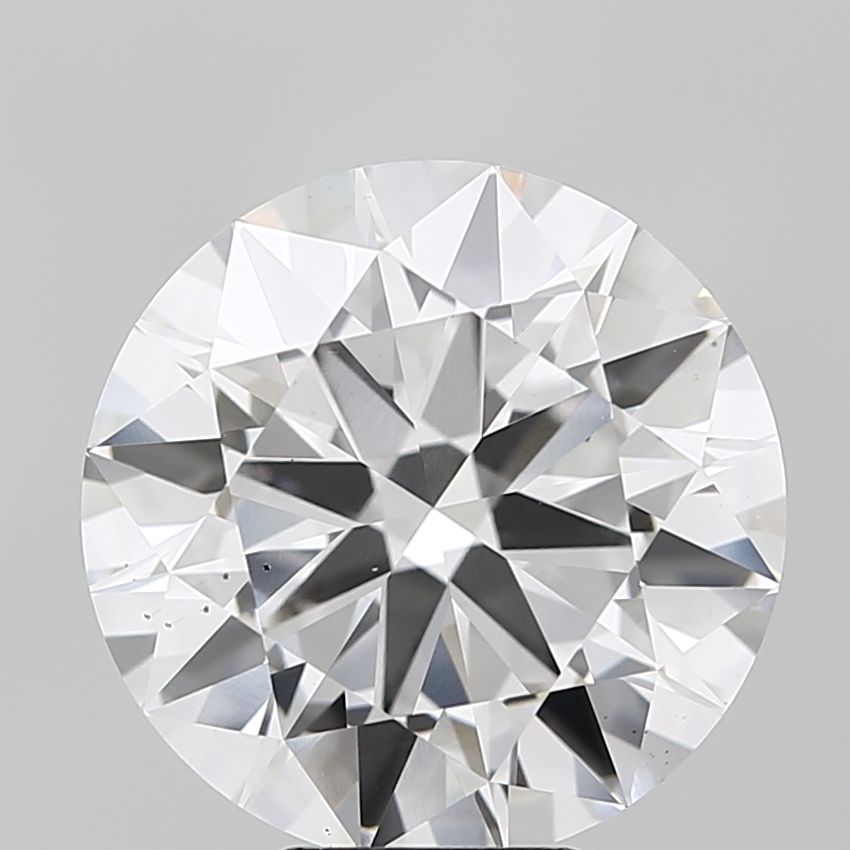 Lab-Grown Round Diamond - 7.01 Carats, E Color, VS2 Clarity - Certified by IGI - Report Number: LG681547484