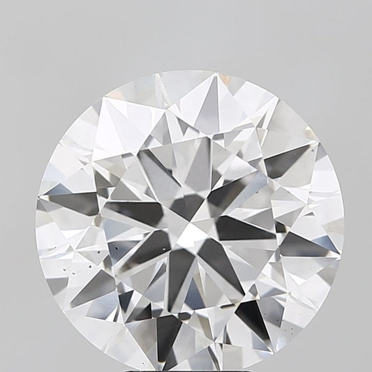 Lab-Grown Round Diamond - 7.01 Carats, E Color, VS2 Clarity - Certified by IGI - Report Number: LG681547484