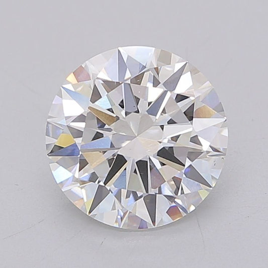 Lab-Grown Round Diamond - 2.51 Carats, D Color, VS2 Clarity - Certified by IGI - Report Number: LG694521416