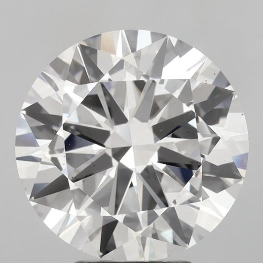 Lab-Grown Round Diamond - 7.01 Carats, F Color, VS2 Clarity - Certified by IGI - Report Number: LG687510700