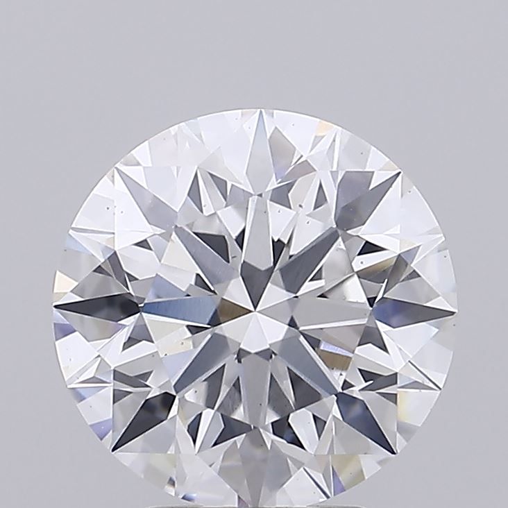 Lab-Grown Round Diamond - 4.03 Carats, E Color, VS2 Clarity - Certified by IGI - Report Number: LG687558076