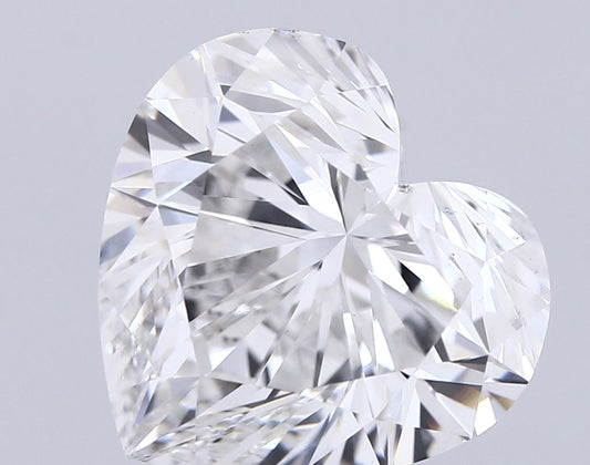 Lab-Grown Heart Diamond - 7.03 Carats, E Color, VS2 Clarity - Certified by IGI - Report Number: LG673412827