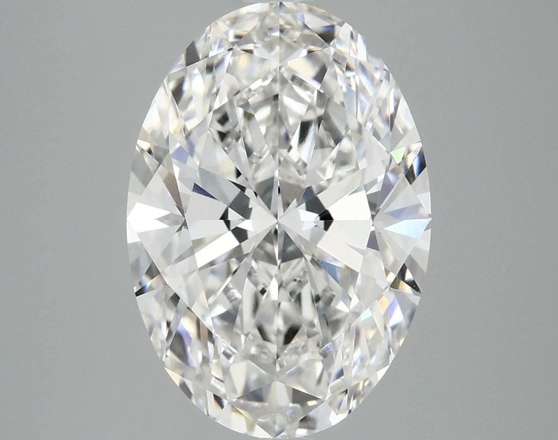 Lab-Grown Oval Diamond - 4.09 Carats, F Color, VVS2 Clarity - Certified by IGI - Report Number: LG696596486