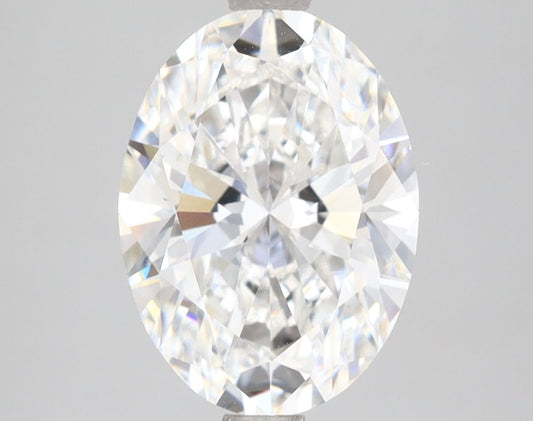 Lab-Grown Oval Diamond - 3.5 Carats, E Color, VVS2 Clarity - Certified by IGI - Report Number: LG644435593