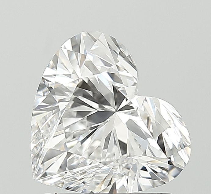 Lab-Grown Heart Diamond - 1.51 Carats, D Color, VVS2 Clarity - Certified by IGI - Report Number: LG712548657