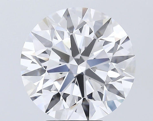 Lab-Grown Round Diamond - 6.01 Carats, E Color, VS1 Clarity - Certified by IGI - Report Number: LG671428821