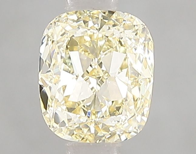 Lab-Grown Cushion Diamond - 1.06 Carats, Fancy Yellow Color, VS1 Clarity - Certified by IGI - Report Number: LG660454238