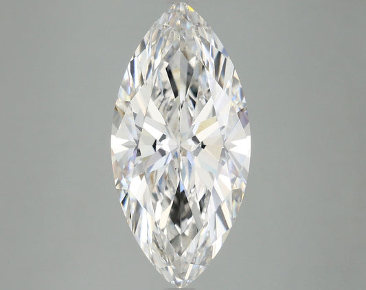 Lab-Grown Marquise Diamond - 5.02 Carats, F Color, VS2 Clarity - Certified by IGI - Report Number: LG682501049