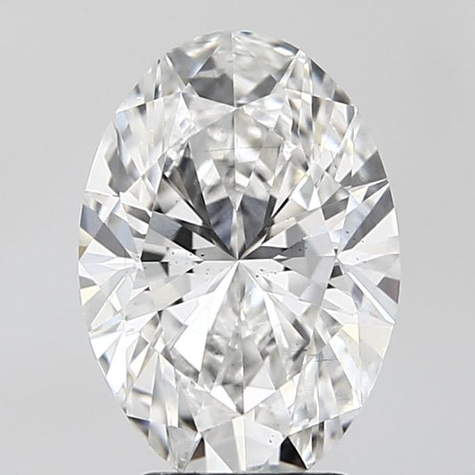 Lab-Grown Oval Diamond - 3.1 Carats, F Color, VS2 Clarity - Certified by IGI - Report Number: LG675548783