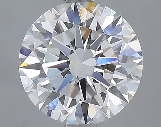 Lab-Grown Round Diamond - 2.08 Carats, E Color, VS2 Clarity - Certified by IGI - Report Number: LG667428752