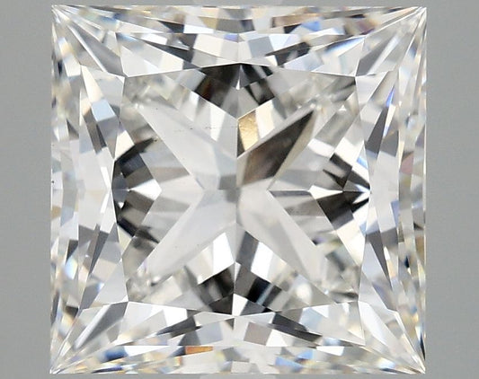 Lab-Grown Princess Diamond - 5.04 Carats, F Color, VS1 Clarity - Certified by IGI - Report Number: LG661408152