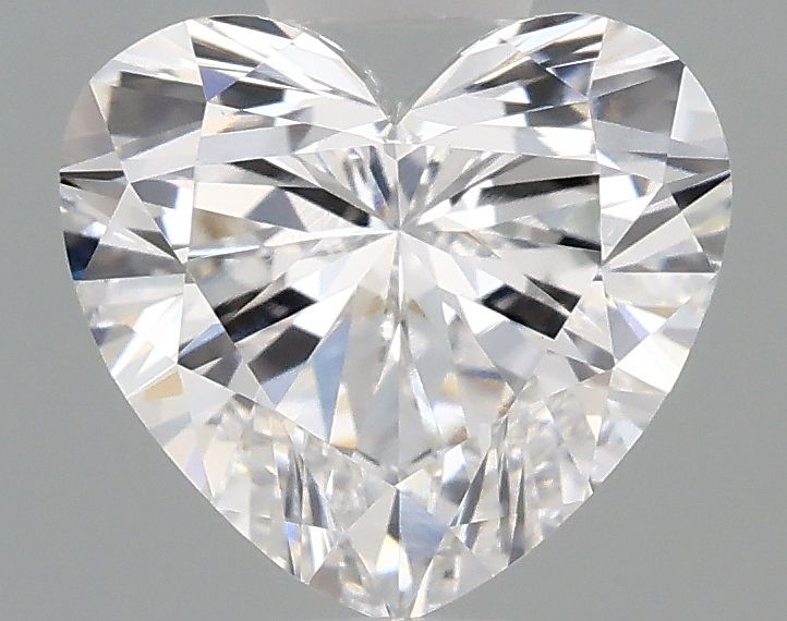 Lab-Grown Heart Diamond - 0.97 Carats, E Color, VVS2 Clarity - Certified by IGI - Report Number: LG687520284
