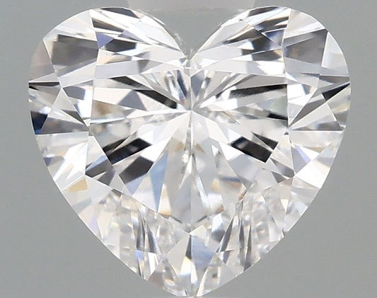 Lab-Grown Heart Diamond - 0.97 Carats, E Color, VVS2 Clarity - Certified by IGI - Report Number: LG687520284