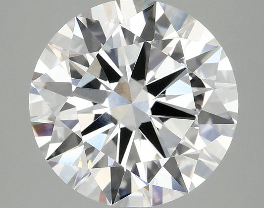 Lab-Grown Round Diamond - 4.09 Carats, E Color, VVS2 Clarity - Certified by IGI - Report Number: LG695510484