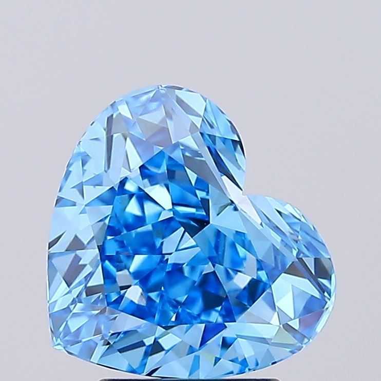 Heart 2.72ct Fancy Vivid Blue VVS2 - Cut • IGI • LG726518812