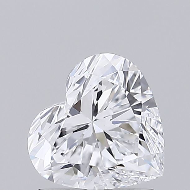 Lab-Grown Heart Diamond - 0.98 Carats, D Color, VVS2 Clarity - Certified by IGI - Report Number: 628424292