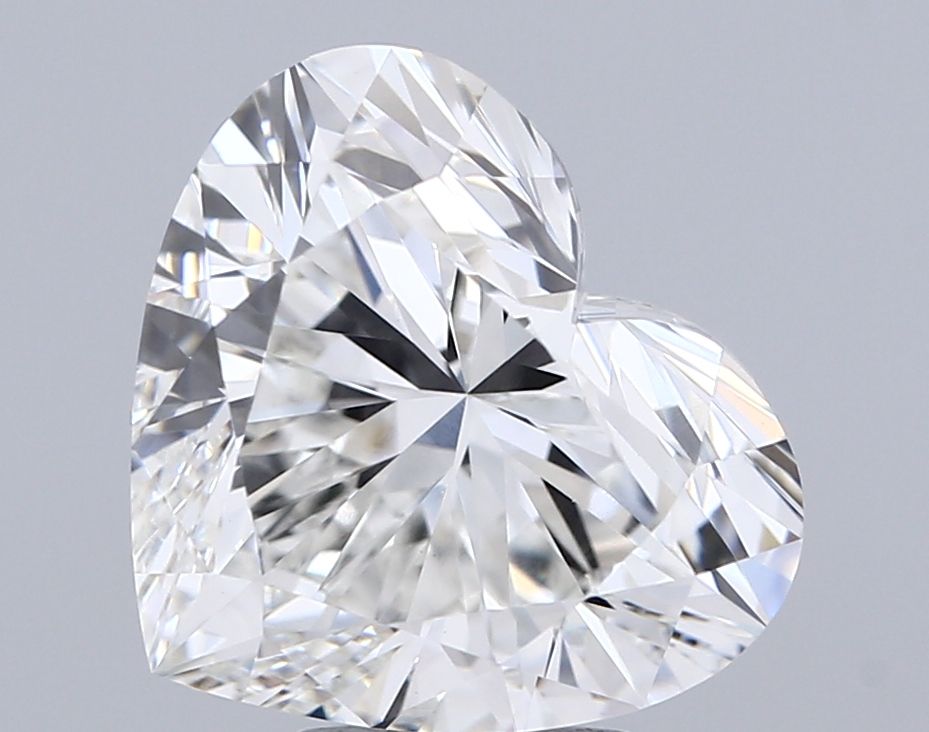 Lab-Grown Heart Diamond - 5.07 Carats, F Color, VVS2 Clarity - Certified by IGI - Report Number: LG670430326