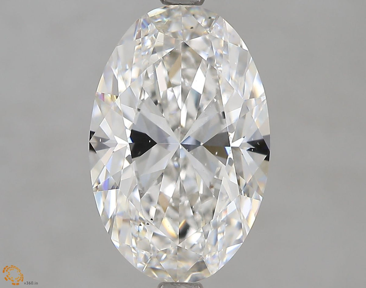 Lab-Grown Oval Diamond - 3.02 Carats, F Color, VS2 Clarity - Certified by IGI - Report Number: LG671483329