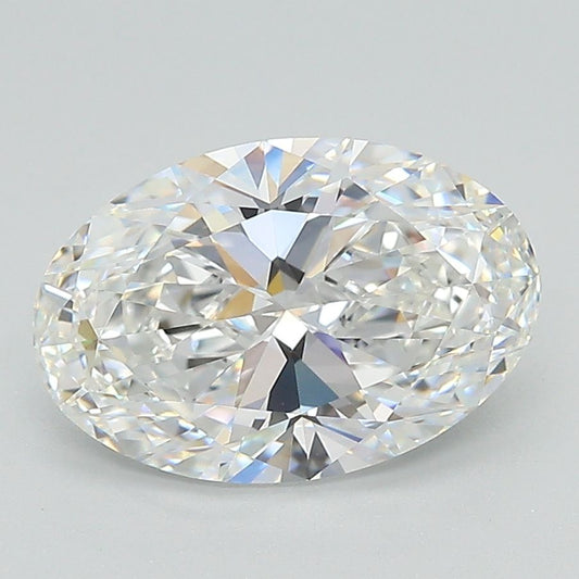 Lab-Grown Oval Diamond - 2.54 Carats, E Color, VVS2 Clarity - Certified by GIA - Report Number: 7498771831