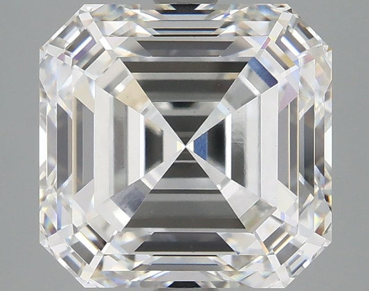 Lab-Grown Asscher Diamond - 5.02 Carats, F Color, VS1 Clarity - Certified by IGI - Report Number: LG666417759