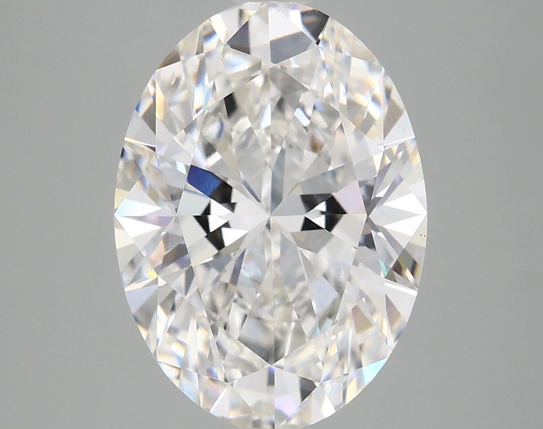 Lab-Grown Oval Diamond - 4.69 Carats, F Color, VS2 Clarity - Certified by IGI - Report Number: LG685566405