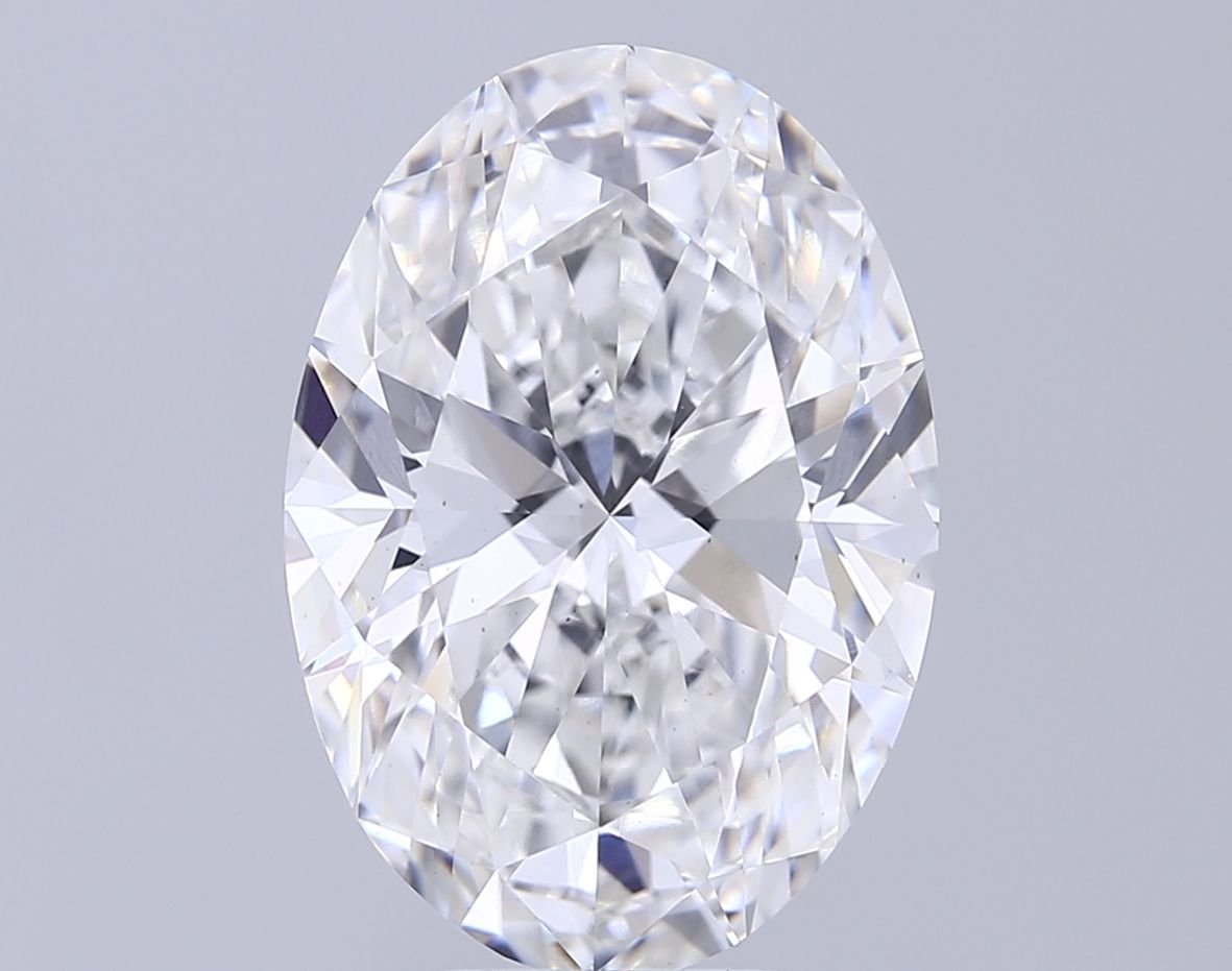 Lab-Grown Oval Diamond - 8.09 Carats, E Color, VS1 Clarity - Certified by IGI - Report Number: LG680570140