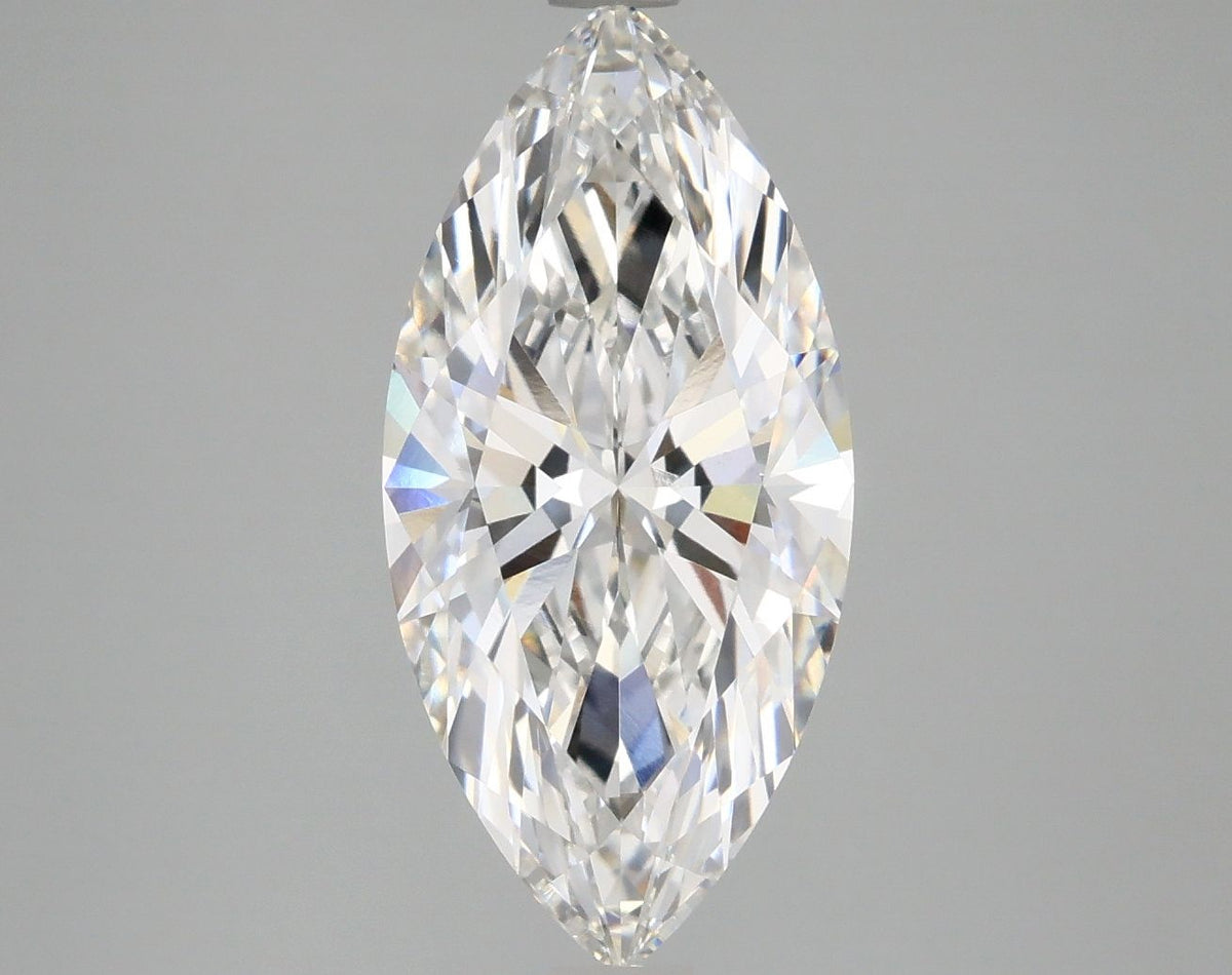 Lab-Grown Marquise Diamond - 3.08 Carats, F Color, VVS2 Clarity - Certified by IGI - Report Number: LG665422792