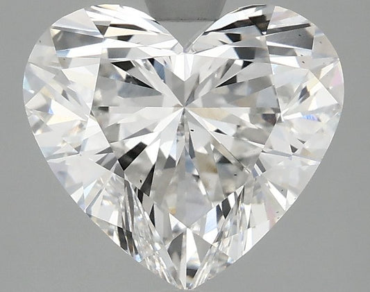 Lab-Grown Heart Diamond - 2.99 Carats, F Color, VS2 Clarity - Certified by IGI - Report Number: LG691585458