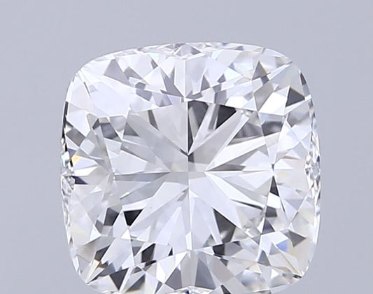 Lab-Grown Cushion Diamond - 3.58 Carats, F Color, VVS2 Clarity - Certified by IGI - Report Number: LG656499546